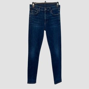 Citizens of Humanity "Rocket" High Rise Skinny Dark Bleu Jeans US27 ($198)